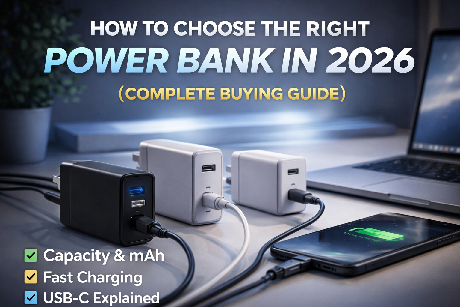 How to Choose the Right Power Bank in 2026 (Complete Buying Guide)